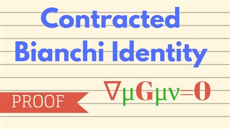 contracted bianchi identity